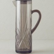 تصویر پارچ آب اکریلیک انگلیش هوم مدل Olivia سایز 1.5 لیتری مشکی شفاف Olivia Acrylic Jug 1,5 LT Anthracite