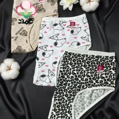 تصویر شورت نخی زنانه پک سه تایی عمده 