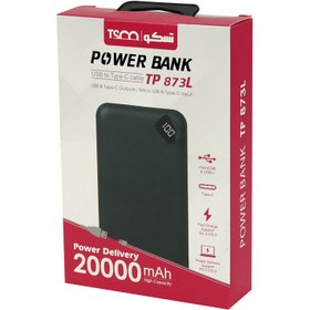 تصویر پاور بانک تسکو TP873L ا TSCO TP-873L 20000mA Power Bank TSCO TP-873L 20000mA Power Bank
