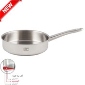 تصویر تابه تکدسته پارس استیل کف سه لایه (سایز 24) Parssteel 240 Steel one-Handle Pan 24