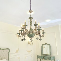 تصویر تلاقی جسورانه رنگ‌ها در هنر روشنایی | شاهکار لوسترسازان L1627-5 L1627-5