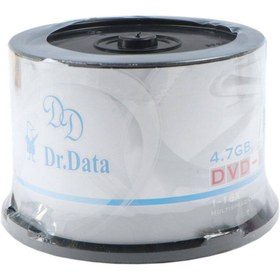 تصویر DVD خام Dr.Data بسته ۵۰ عددی 