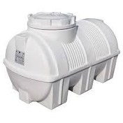 تصویر تانکر آب مخزن آب 100 لیتری افقی سه لایه ضد جلبک 