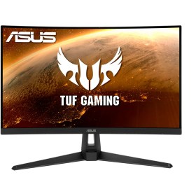 تصویر مانیتور منحنی مخصوص بازی ایسوس مدل TUF Gaming VG27VH1B سایز 27 اینچ Asus TUF Gaming VG27VH1B 27Inch Curved Monitor