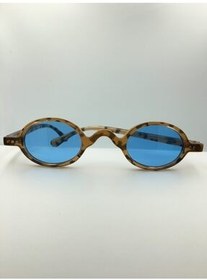 تصویر سفارش عینک آفتابی زمستانی مردانه برند Moxxo Leopar Kahve ty191849679 Retro Pablo Leoparlı Mavi Cam Oval Unisex Güneş Gözlüğü