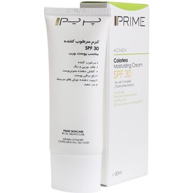 تصویر کرم مرطوب کننده آکنس پرایم SPF30 مناسب پوست های چرب و مختلط ۵۰ میلی لیتر / Prime Moisturizing Cream SPF30 50 ml 