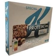 تصویر پروتئین بار اسپشیال کی با طعم شکلات و مغزیجات بسته 4 عددی SPECIAL K PROTEIN COCOA & NUTS 28 gr 