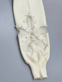 تصویر بلوز گپ زنانه ترک‌ - کرم روشن 