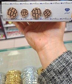 تصویر دکمه فلزی - سایز 1 