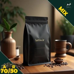 تصویر قهوه میکس ۷۰-۳۰ عربیکا | عطر غنی و طعم پیچیده با کرمای کلاسیک 