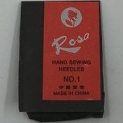 تصویر سوزن خیاطی دستی مدل رز Rose سایز 1 بسته 20 عددی Rose Manual Sewing Needle Size 1