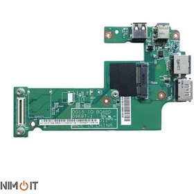 تصویر برد صدا و یو اس بی لپ تاپ Dell Inspiron 15R-5010 5010 M5010 N5010 USB Board DC Jack Board LAN Board DG15 IO Power Board 