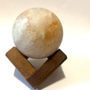 تصویر سنگ نمک قطر 8 مدل گوی با پایه c17 salt ball r 8 standc17