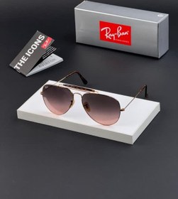 تصویر عینک آفتابی ری بن خلبانی صحرایی RB3029 RAYBAN AVIATOR OURDOORSMAN RB3029