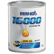 تصویر روغن موتور ایرانول مدل ۱۶۰۰۰ حجم ۴ لیتر ۲۰W50 SL/CF 