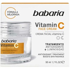 تصویر کرم ویتامین سی باباریا مدل Vitamin C Face Cream حجم 50 میلی لیتر ضد لک و روشن کننده