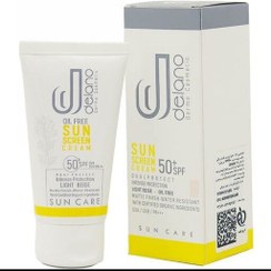 تصویر کرم ضد آفتاب دلانو SPF50 فاقد چربی - بژ طبیعی ا Delano SPF50 oil free sunscreen 