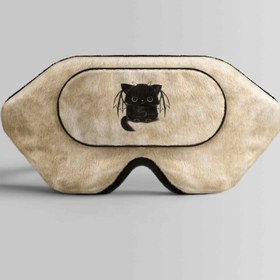 تصویر طرح گربه کد250 برای چشم بند کورال Cat Design for Coral250 Sleep Mask