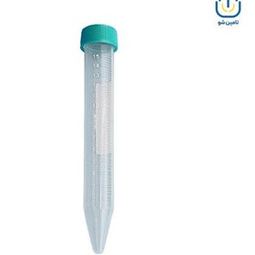 تصویر لوله فالکون ته مخروطی استریل گلوبال رول ۱۵ سی سی Global Roll Sterile conical bottom falcon tube 15cc