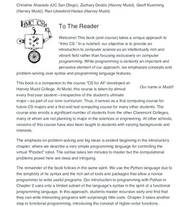 خرید و قیمت دانلود کتاب CS for All: An Introduction to Computer Science ...
