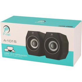 تصویر اسپیکر دکستاپ پی نت مدل A-101S P-net A-101S Bluetooth Speaker