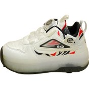 تصویر کفش اسکیتی بچگانه بی کی جی کیدز مدل چراغدار Ba287 - 3 