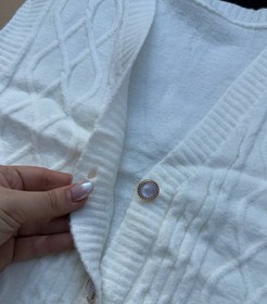 تصویر وست بافت - سفید 