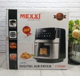 تصویر سرخ کن مکسی 6.5 لیتر مدل FRYER-65-VZ Air fryer mexxi model FRYER-65-VZ