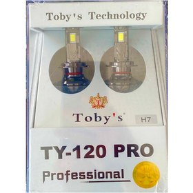 تصویر هدلایت توبیز مدل TY-120 PRO پایه H7 TY-120 PRO TOBYS SUPER LED HEADLIGHT