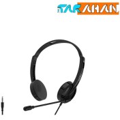 تصویر هدست استریو با سیم رپو مدل H101 Rapoo H101 Wired Stereo Headset 3.5mm Audio Port