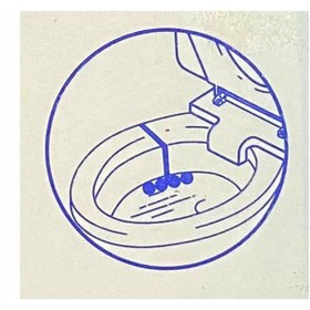 تصویر قرص جرمگیر توالت فرنگی کواکوا مدل Ocean کد W-407 بسته 4 عددی 