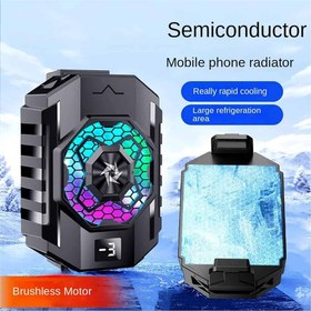 تصویر فن خنک کننده رادیاتوری گوشی موبایل مدل SL-31 AL-21 Mobile Phone Radiator Portable Gaming Cooler