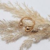 تصویر انگشتر طلا آیینه ای فری سایز 