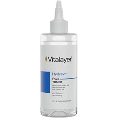 تصویر تونر ویتالیر مدل هیدراویت پوست خشک  200 میل Vitalayer Hydravit Face Toner 200ML