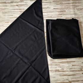 تصویر مقنعه مشکی خام 