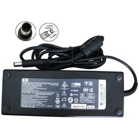 تصویر شارژر لپ تاپ اچ پی HP 120W 18.5V 6.5A سر دلی Adaptor Laptop HP 18.5V 6.5A DC:7.4*5.0