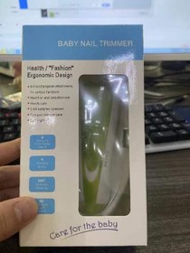 تصویر ست کامل ناخن گیر برقی نوزاد چند کاره برند Showell - آبی Showell brand multifunctional baby electric nail clipper complete set