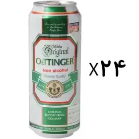 تصویر ماءالشعیر کلاسیک اوتینگر 500 میلی لیتر – باکس 24 عددی Oettinger Non Alcoholic Beer 500 ml