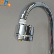 تصویر تبدیل شیر اهرمی به شیر چشمی - سرشیر روشویی و ظرفشویی 