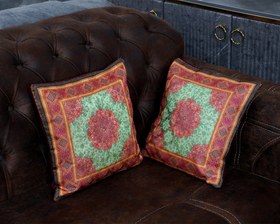 تصویر کوسن طرح خورشید 