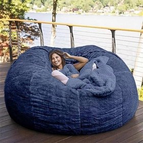 تصویر مبل شنی پنبه ای بزرگ 