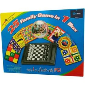 تصویر بازی فکری ۲۵ بازی در یک جعبه مناسب ۴ تا ۹۹ سال 