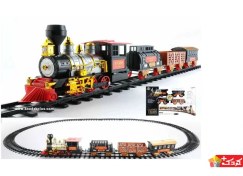 تصویر قطار ریلی موزیکال و حرکتی(دود کن سایز بزرگ) مدل 1509 