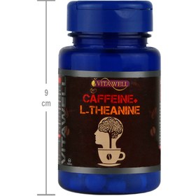 تصویر کافئین و ال تئانین ویتاول Caffeine And L Theanine Vitawell