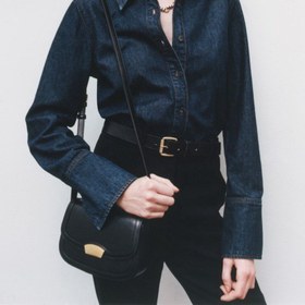 تصویر کیف دوشی منگو مشکی (Mango) 