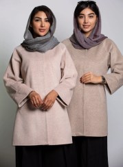 تصویر پالتو زنانه فوتر کجراه تک دکمه فانتزی - رنگ: کرم تیره - سایز: دسته بندی نشده 