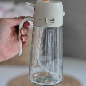 تصویر اسپری روغن و روغن ریز شیشه ای دو کاره کد 405 