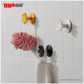 تصویر آویز چسبی ایکیا JORDBORR IKEA Hook, self-adhesive, snowflake/multicolour