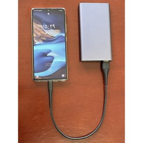 تصویر کابل تبدیل USB به USB-C بیاند مدل BA-323 طول 0.3 متر بسته ده عددی کابل تبدیل USB به USB-C USB-A TO USB-C