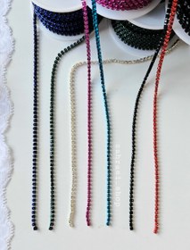 تصویر نگین متری رنگی سایز ۸ 